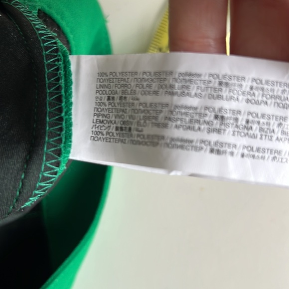 Mango Tailored Straight Leg Bright Green Dress Pant - Picture 7 of 7